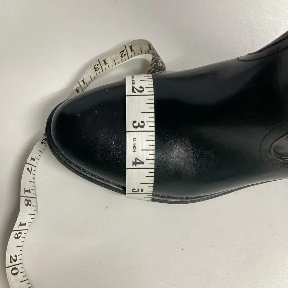 IT’S OK, Women’s Riding Boots, Black &‎ Brown, Size, 9M, All Man Made Materials